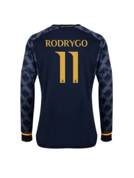 Billige Real Madrid Rodrygo Goes #11 Bortedrakt 2023-24 Langermet